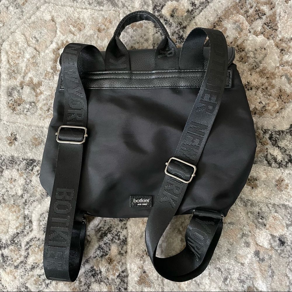 Botkier Trigger Mini (Nylon) Black Nylon Backpack - image 7